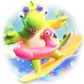Tiny Diny Surfing
