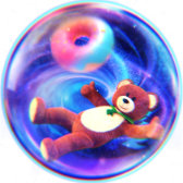 Bąbelkowy pocałunek